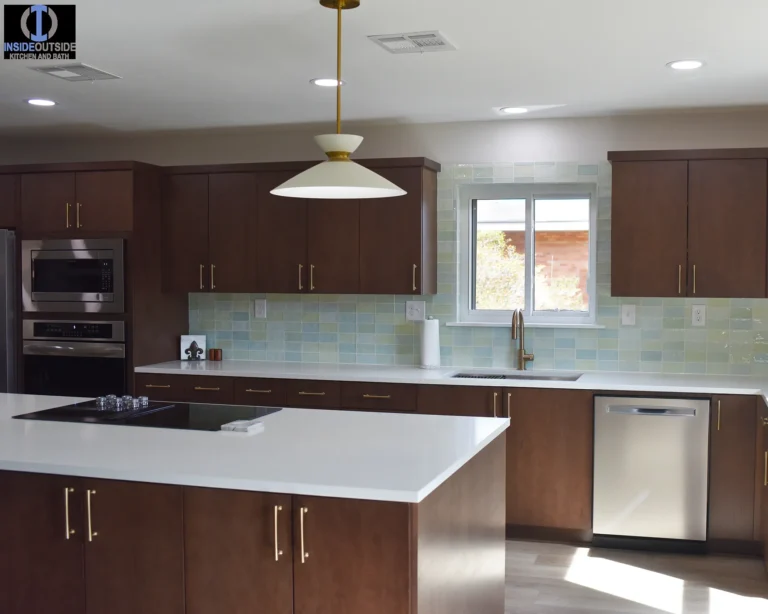 DiamondHead Kitchen with brown cabinets