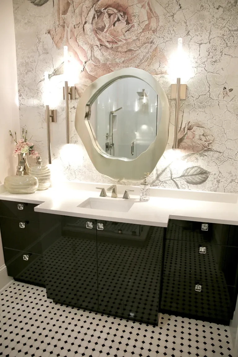 Stumpf vanity and bathroom sink